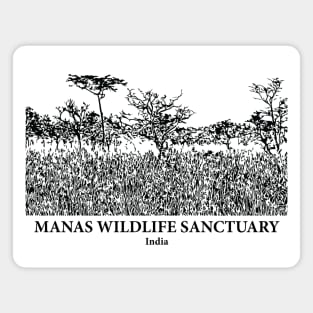 Manas Wildlife Sanctuary - India Magnet